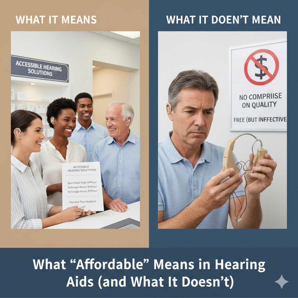 What “Affordable” Means in Hearing Aids (and What It Doesn’t)