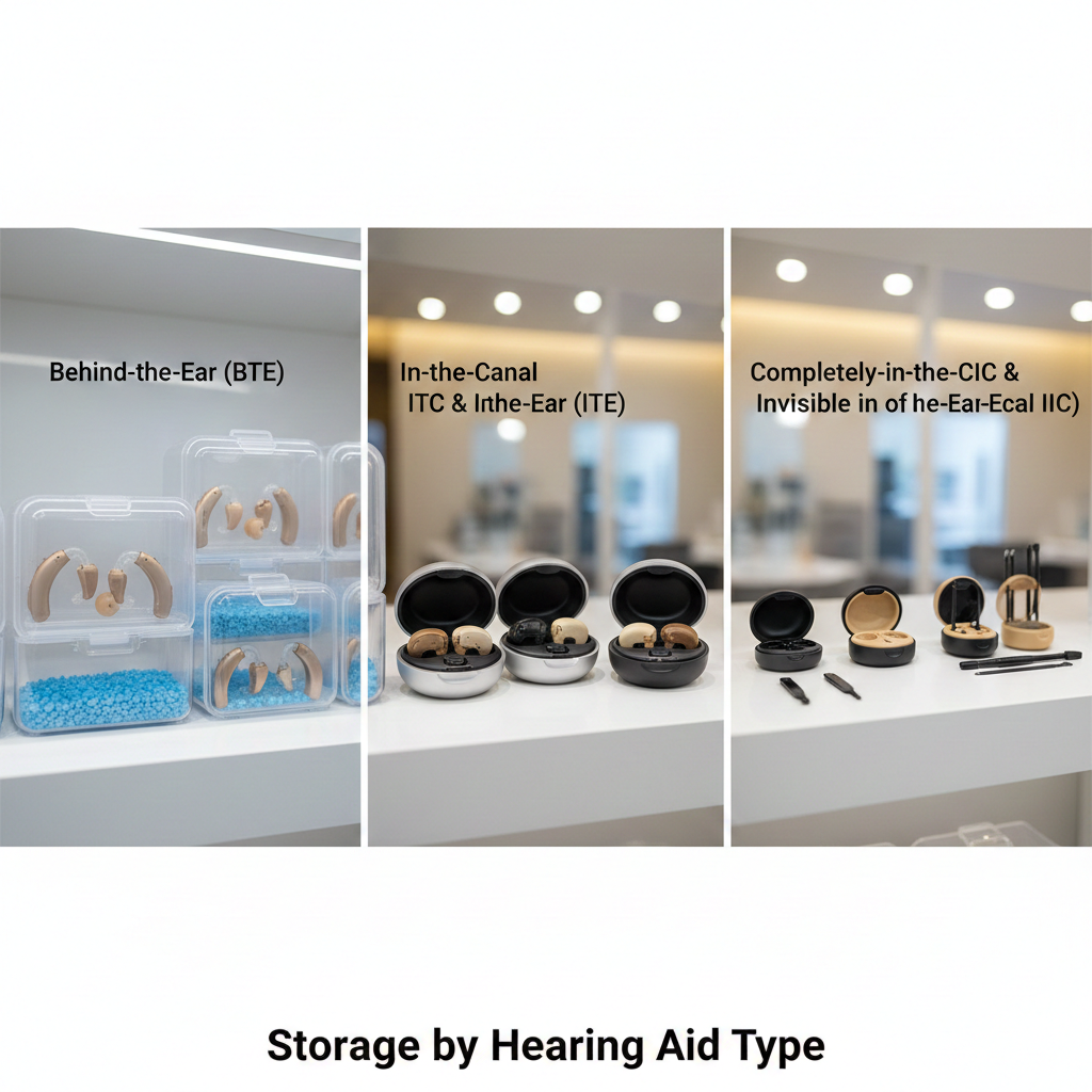 Storage by Hearing Aid Type