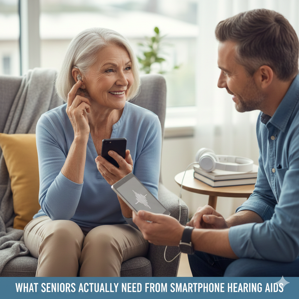 What Seniors Actually Need From Smartphone Hearing Aids