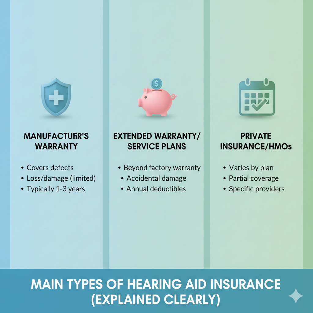 Main Types of Hearing Aid Insurance (Explained Clearly)