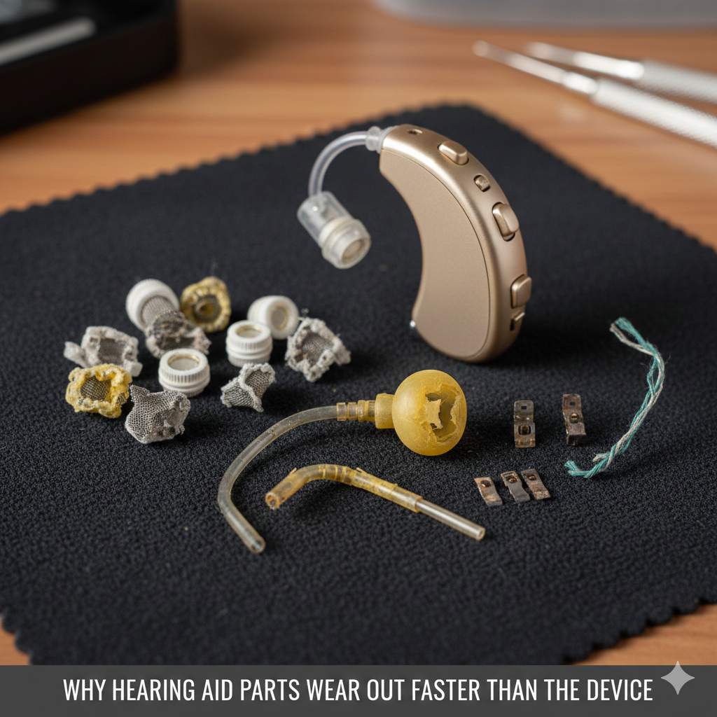 Why Hearing Aid Parts Wear Out Faster Than the Device