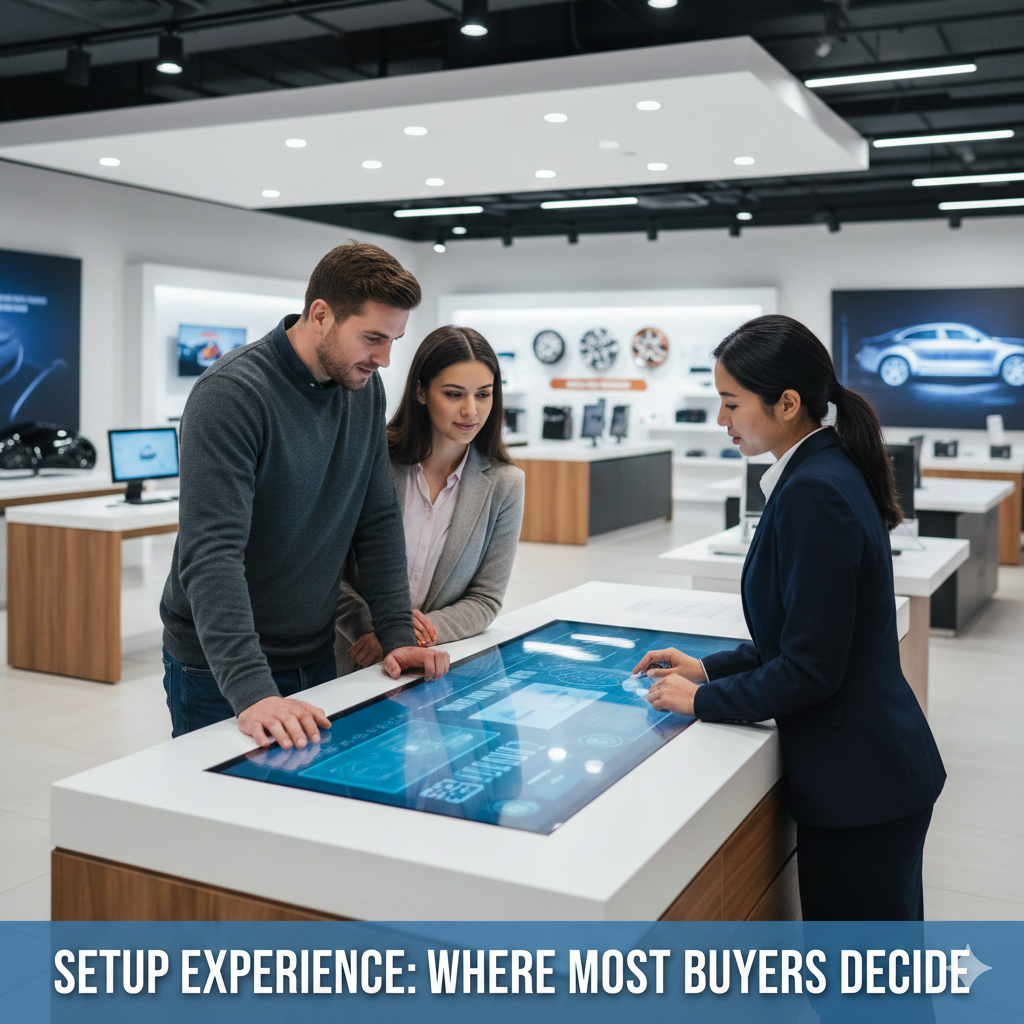 Setup Experience: Where Most Buyers Decide