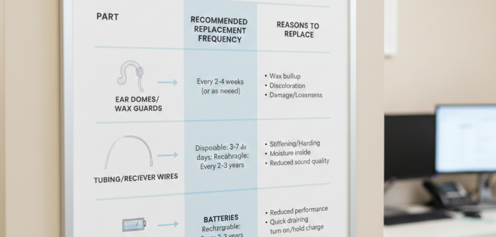 How Often Should You Replace Hearing Aid Parts?